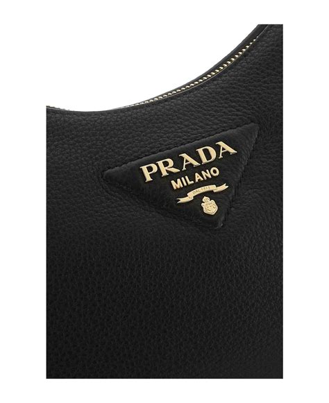 prada logo plaque zipped crossbody bag|Prada Triangle logo.